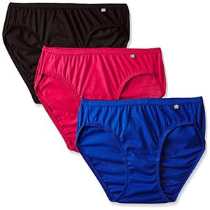 Jockey Women Cotton Bikini 1410 Plain Panty Size XXL 3 piece Pack